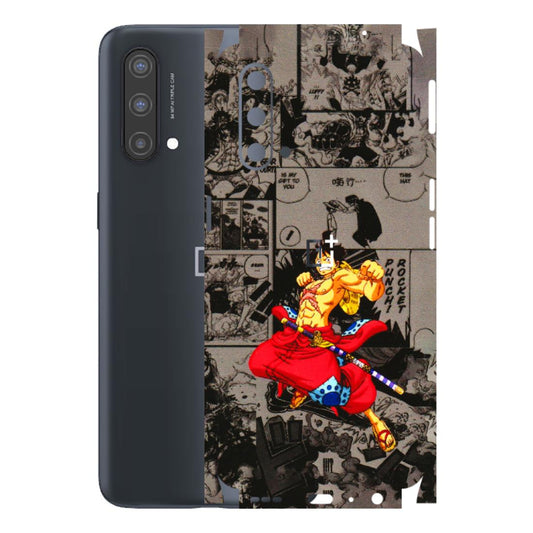 OnePlus Phone Skins (All Models) - One Piece Rocket Punch Manga - 3D Embossed Finish - (L-25) OnePlus Nord CE 5 5G