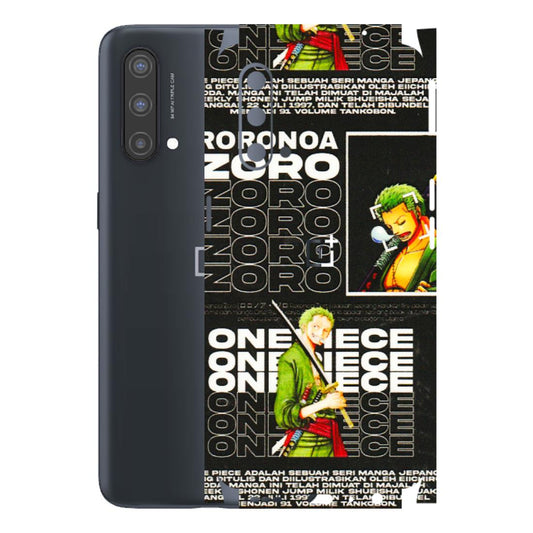 OnePlus Phone Skins (All Models) - One Piece Zoro - 3D Embossed Finish - (L-250) OnePlus Nord CE 5 5G
