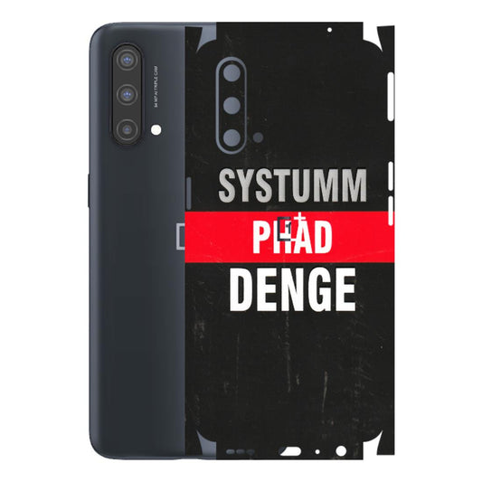 OnePlus Phone Skins (All Models) - Systumm Phad Denge - 3D Embossed Finish - (L-278) OnePlus Nord CE 5 5G