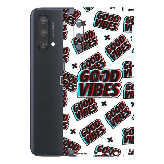 OnePlus Phone Skins (All Models) - Good Vibes - 3D Embossed Finish - (L-282) OnePlus Nord CE 5 5G