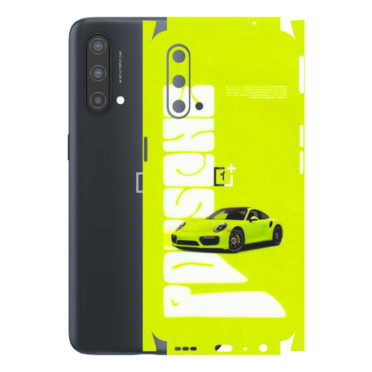 OnePlus Phone Skins (All Models) - Lime Green Porche - 3D Embossed Finish - (L-30) OnePlus Nord CE 5 5G