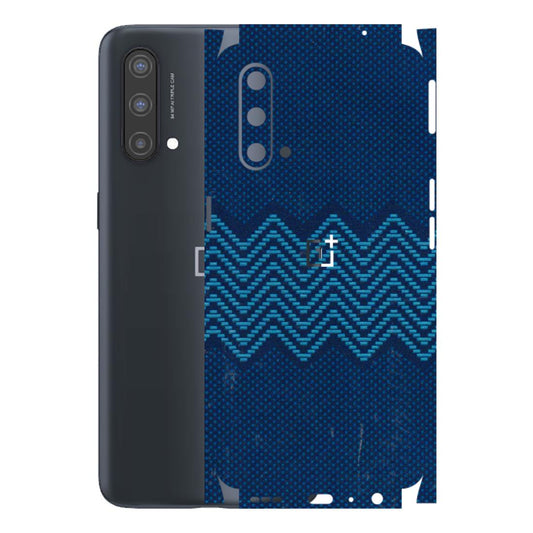 OnePlus Phone Skins (All Models) - Blue Sober Waves - 3D Embossed Finish - (L-306) OnePlus Nord CE 5 5G