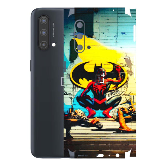 OnePlus Phone Skins (All Models) - New Spiderman Bat Logo - 3D Embossed Finish - (L-309) OnePlus Nord CE 5 5G