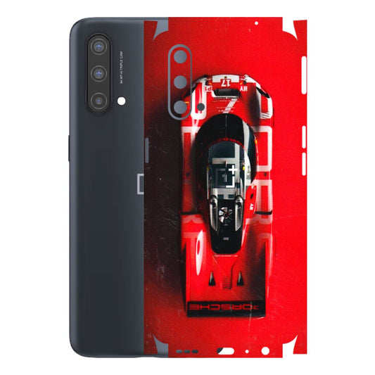 OnePlus Phone Skins (All Models) - Red Porsche Car Logo - 3D Embossed Finish - (L-315) OnePlus Nord CE 5 5G