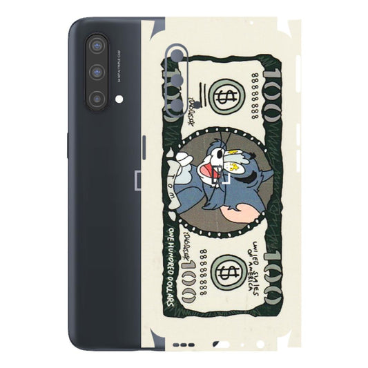 OnePlus Phone Skins (All Models) - Tom Hundred Dollar - 3D Embossed Finish - (L-324) OnePlus Nord CE 5 5G