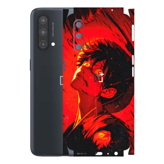 OnePlus Phone Skins (All Models) - D.Luffy Power Up One Piece Anime - 3D Embossed Finish - (L-326) OnePlus Nord CE 5 5G