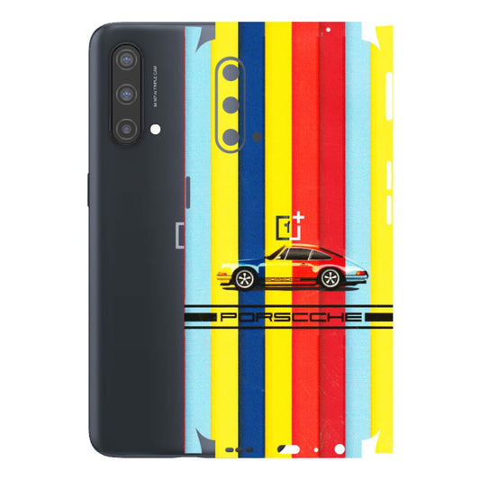 OnePlus Phone Skins (All Models) - Multicolour Porche - 3D Embossed Finish - (L-39) OnePlus Nord CE 5 5G