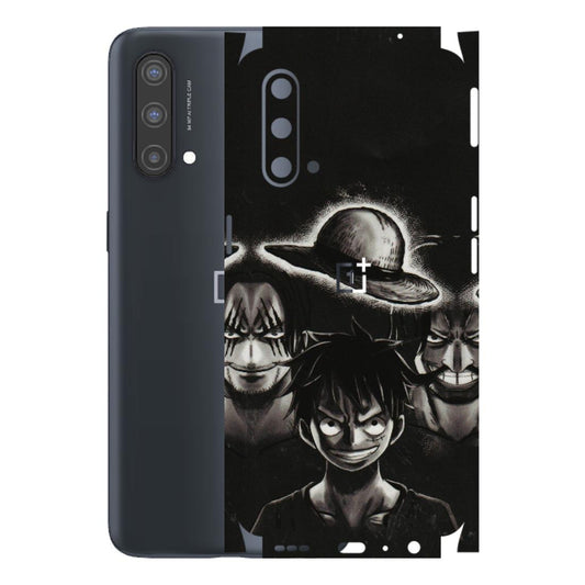 OnePlus Phone Skins (All Models) - Black Luffy Hat - 3D Embossed Finish - (L-57) OnePlus Nord CE 5 5G