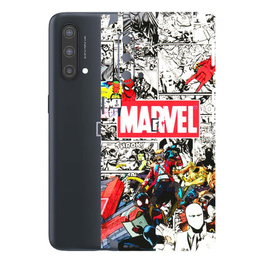 OnePlus Phone Skins (All Models) - Marvel Colorful Comic - 3D Embossed Finish - (L-64) OnePlus Nord CE 5 5G