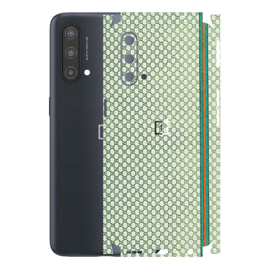 OnePlus Phone Skins (All Models) - Gucci Fabric Pattern - 3D Embossed Finish - (L-73) OnePlus Nord CE 5 5G