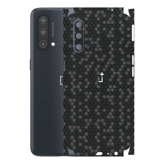 OnePlus Phone Skins (All Models) - Black Grey Honeycomb Sober - 3D Embossed Finish - (L-85) OnePlus Nord CE 5 5G