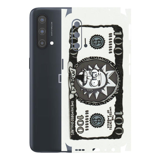OnePlus Phone Skins (All Models) - Rick And Morty Hundred Dollar Anime - Matte Finish - (M-161) OnePlus Nord CE 5 5G