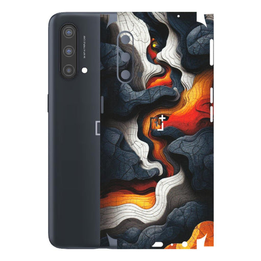 OnePlus Phone Skins (All Models) - Abstract Volcanic Layers - Matte Finish - (M-52) OnePlus Nord CE 5 5G