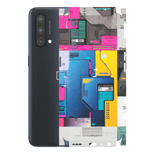 OnePlus Phone Skins (All Models) - Colourfull Motherboard Internals - Matte Finish - (M-55) OnePlus Nord CE 5 5G