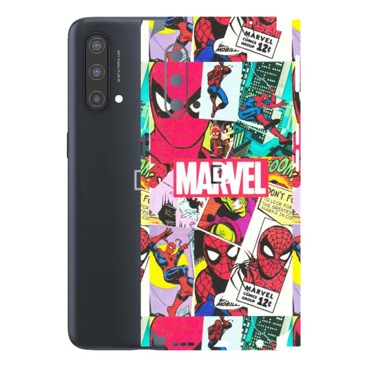 OnePlus Phone Skins (All Models) - Marvel Comic Spiderman Grafitti - Matte Finish - (M-72) OnePlus Nord CE 5 5G