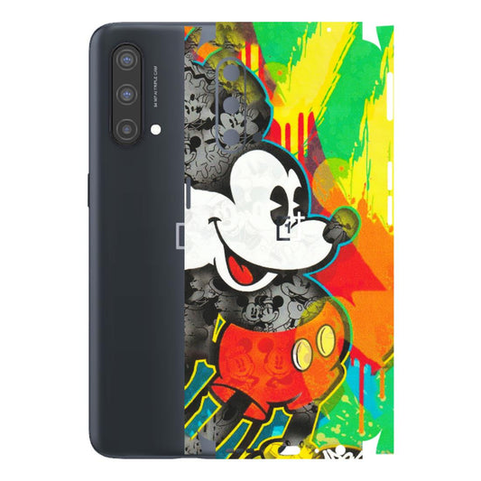 OnePlus Phone Skins (All Models) - Multiple Mickey With Colourful Texture - Matte Finish - (M-84) OnePlus Nord CE 5 5G