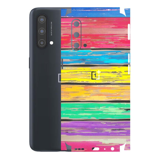 OnePlus Phone Skins (All Models) - Multi Colour Wooden Wall - Matte Finish - (M-96) OnePlus Nord CE 5 5G