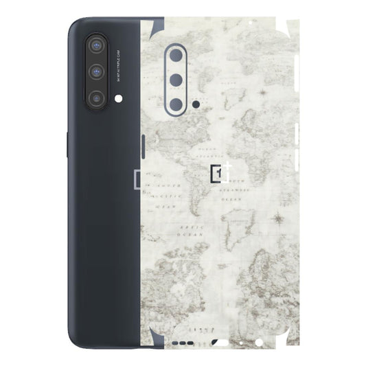 OnePlus Phone Skins (All Models) - World Travel Map - Transparent Finish - (T-04) OnePlus Nord CE 5 5G