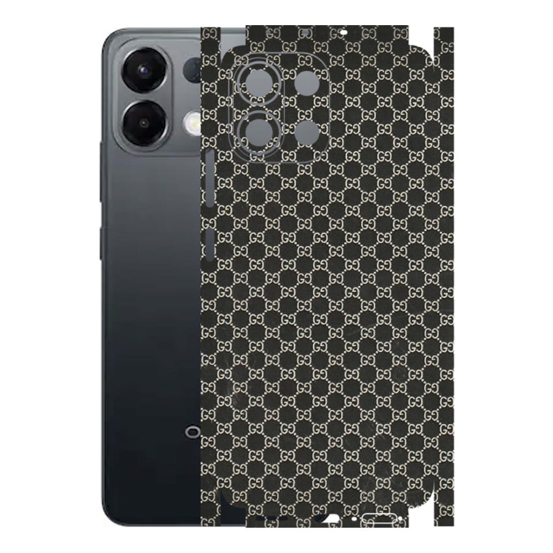 OPPO Phone Skins 2025 (All Models) - Black G Print - 3D Embossed Finish (L-109) Oppo K13 5G