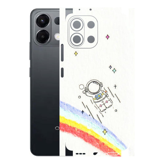 OPPO Phone Skins 2025 (All Models) - Milkyway Astronaut - 3D Embossed Finish (L-110) Oppo K13 5G