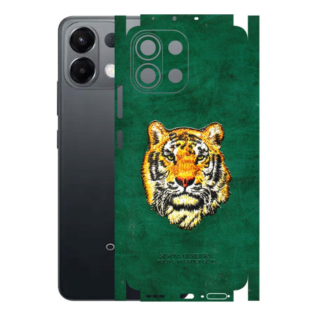 OPPO Phone Skins 2025 (All Models) - Leather Feel Tiger - 3D Embossed Finish (L-111) Oppo K13 5G
