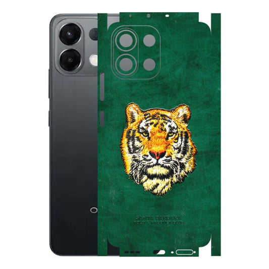 OPPO Phone Skins 2025 (All Models) - Leather Feel Tiger - 3D Embossed Finish (L-111) Oppo K13 5G