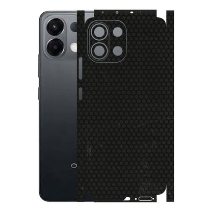OPPO Phone Skins 2025 (All Models) - Black honeycomb - 3D Embossed Finish (L-114) Oppo K13 5G
