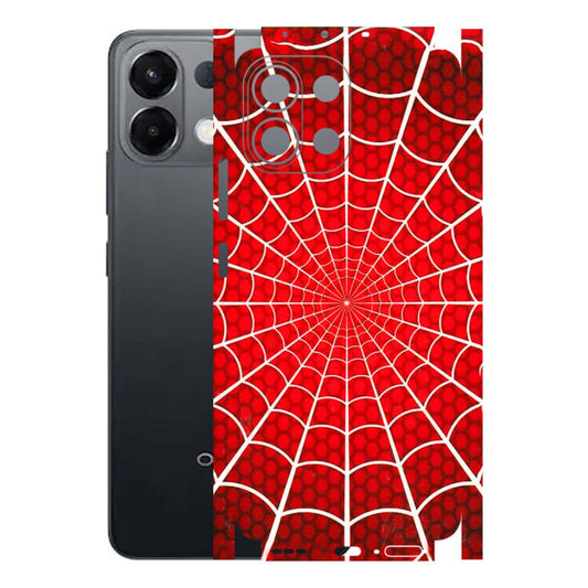 OPPO Phone Skins 2025 (All Models) - Classic Spidey Web - 3D Embossed Finish (L-115) Oppo K13 5G