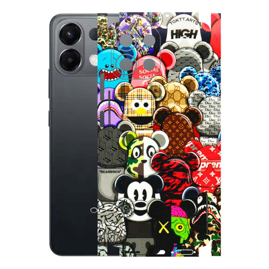 OPPO Phone Skins 2025 (All Models) - More Mickey Mouses - 3D Embossed Finish (L-118) Oppo K13 5G