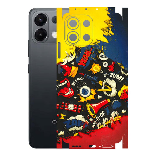 OPPO Phone Skins 2025 (All Models) - Pacific Doodle Art - 3D Embossed Finish (L-120) Oppo K13 5G