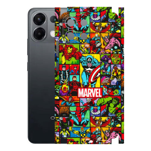 OPPO Phone Skins 2025 (All Models) - MARVELOUS Comic Characters - 3D Embossed Finish (L-129) Oppo K13 5G