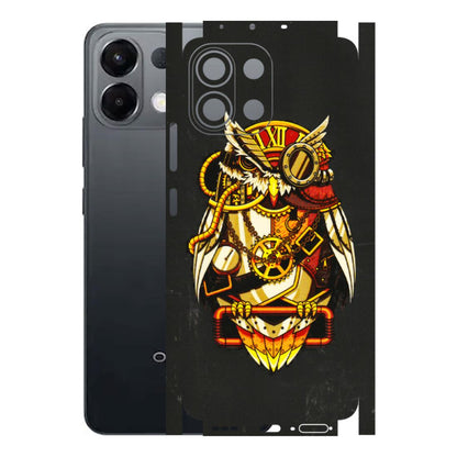 OPPO Phone Skins 2025 (All Models) - Classy Smart Owl - 3D Embossed Finish (L-144) Oppo K13 5G