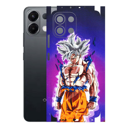 OPPO Phone Skins 2025 (All Models) - Goku Purple Anime - 3D Embossed Finish (L-147) Oppo K13 5G