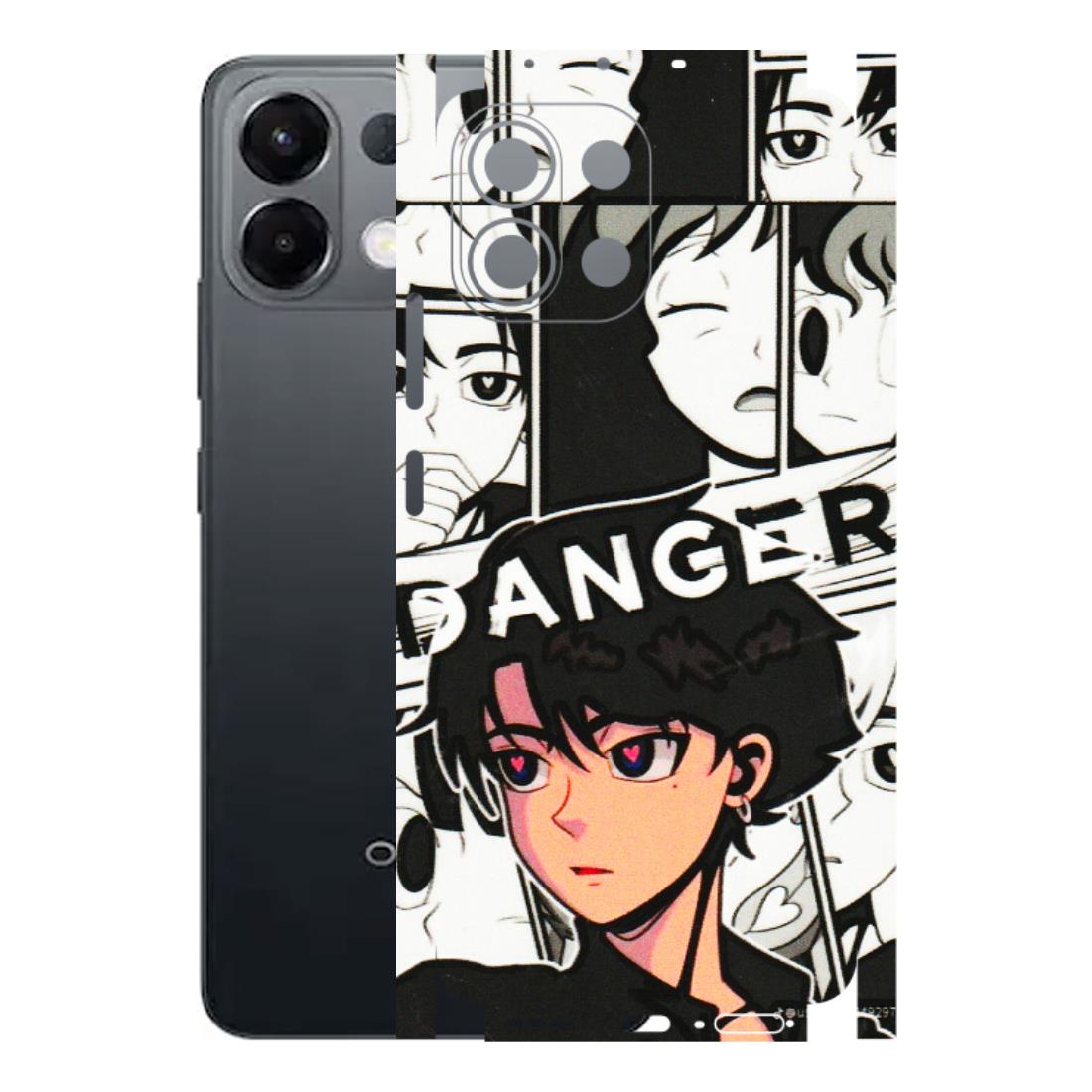 OPPO Phone Skins 2025 (All Models) - Danger Anime - 3D Embossed Finish (L-155) Oppo K13 5G