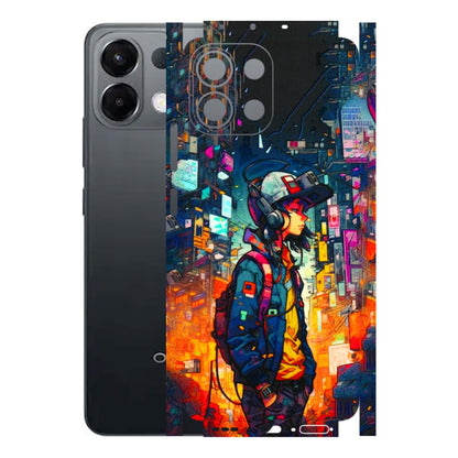 OPPO Phone Skins 2025 (All Models) - Street Anime Guy - 3D Embossed Finish (L-158) Oppo K13 5G