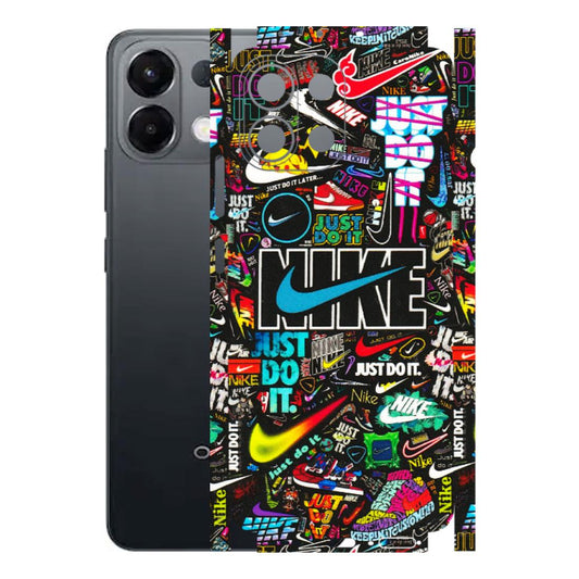 OPPO Phone Skins 2025 (All Models) - Just Do It Doodles - 3D Embossed Finish (L-166) Oppo K13 5G
