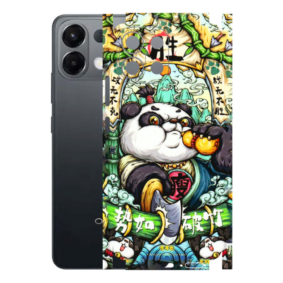 OPPO Phone Skins 2025 (All Models) - Royal Rich Panda - 3D Embossed Finish (L-170) Oppo K13 5G