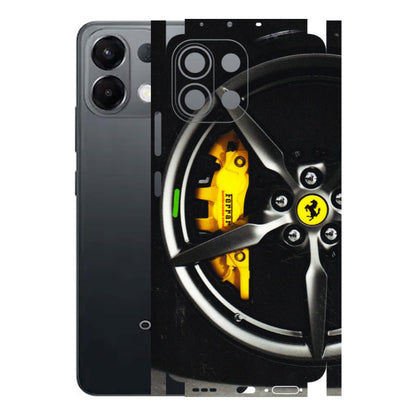 OPPO Phone Skins 2025 (All Models) - Ferrari Wheel Alloy - 3D Embossed Finish (L-173) Oppo K13 5G