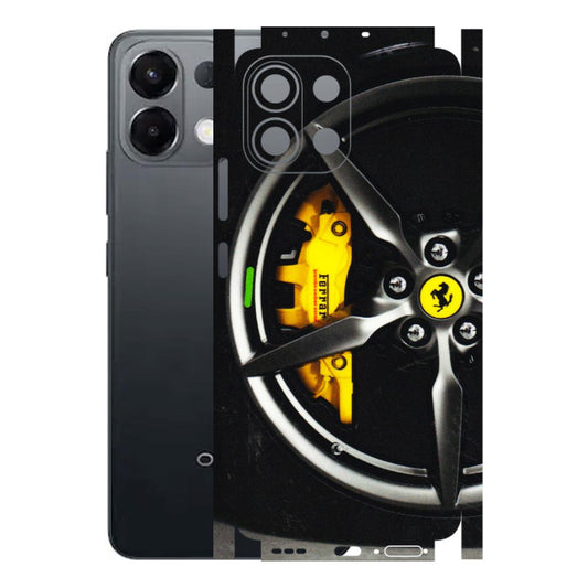 OPPO Phone Skins 2025 (All Models) - Ferrari Wheel Alloy - 3D Embossed Finish (L-173) Oppo K13 5G