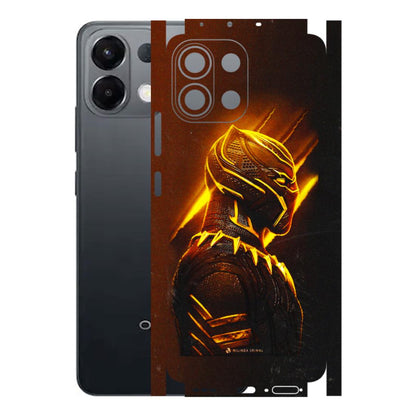 OPPO Phone Skins 2025 (All Models) - Gold Black Panther - 3D Embossed Finish (L-181) Oppo K13 5G
