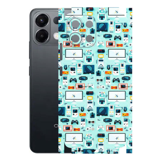 OPPO Phone Skins 2025 (All Models) - Gadgets Doodle - 3D Embossed Finish (L-184) Oppo K13 5G