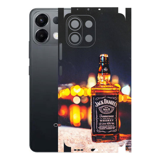 OPPO Phone Skins 2025 (All Models) - JD Whiskey Bottle - 3D Embossed Finish (L-20) Oppo K13 5G