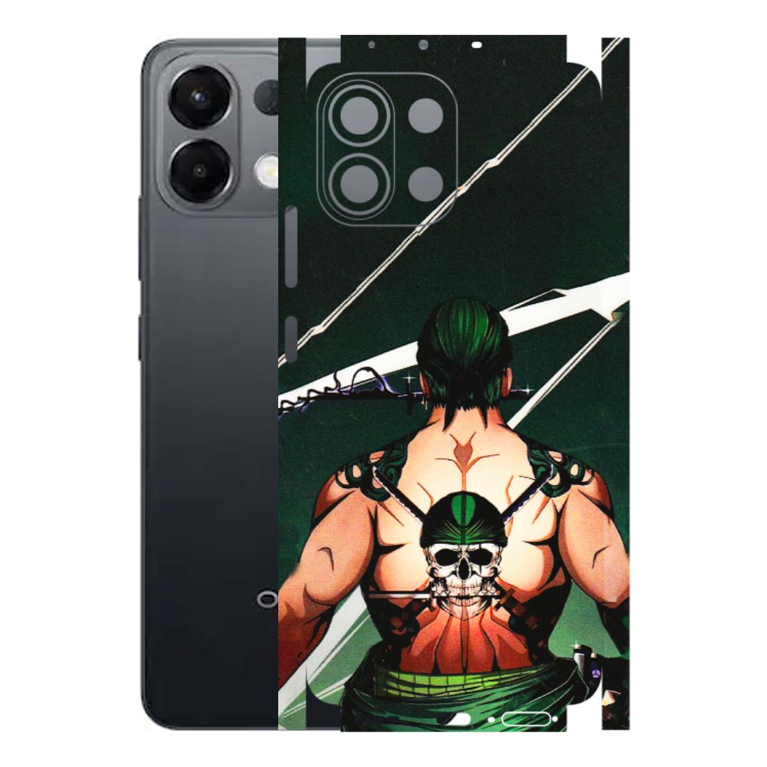 OPPO Phone Skins 2025 (All Models) - Zoro Anime - 3D Embossed Finish (L-23) Oppo K13 5G