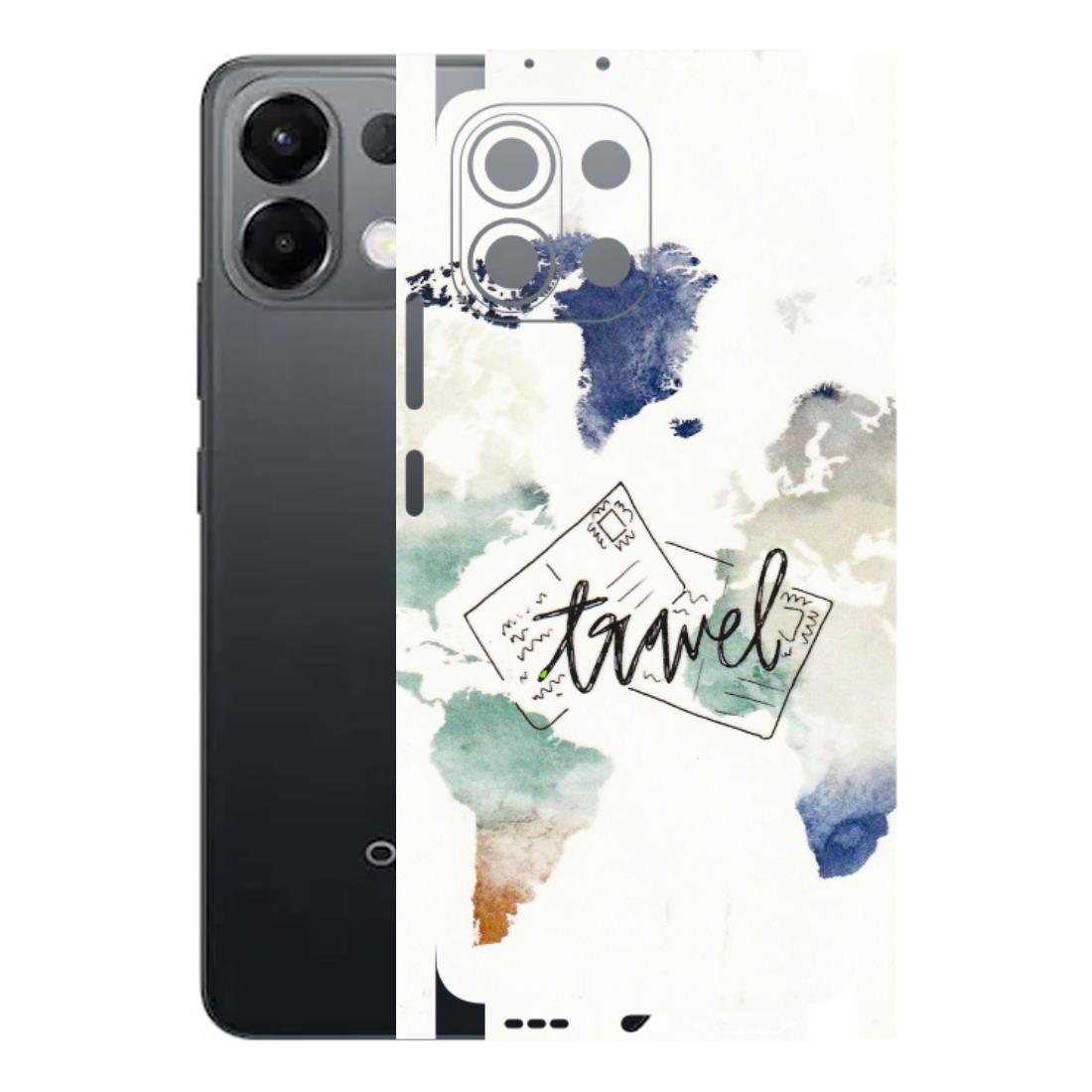 OPPO Phone Skins 2025 (All Models) - Travel The World - 3D Embossed Finish (L-232) Oppo K13 5G