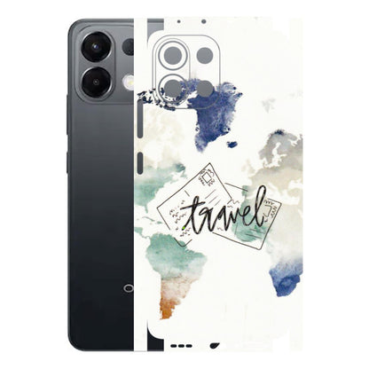OPPO Phone Skins 2025 (All Models) - Travel The World - 3D Embossed Finish (L-232) Oppo K13 5G