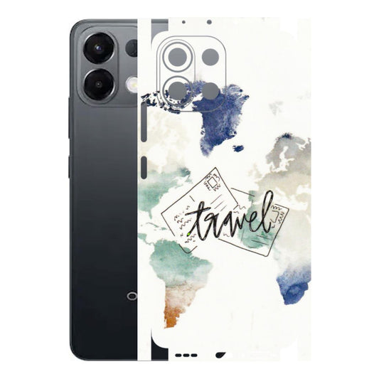 OPPO Phone Skins 2025 (All Models) - Travel The World - 3D Embossed Finish (L-232) Oppo K13 5G