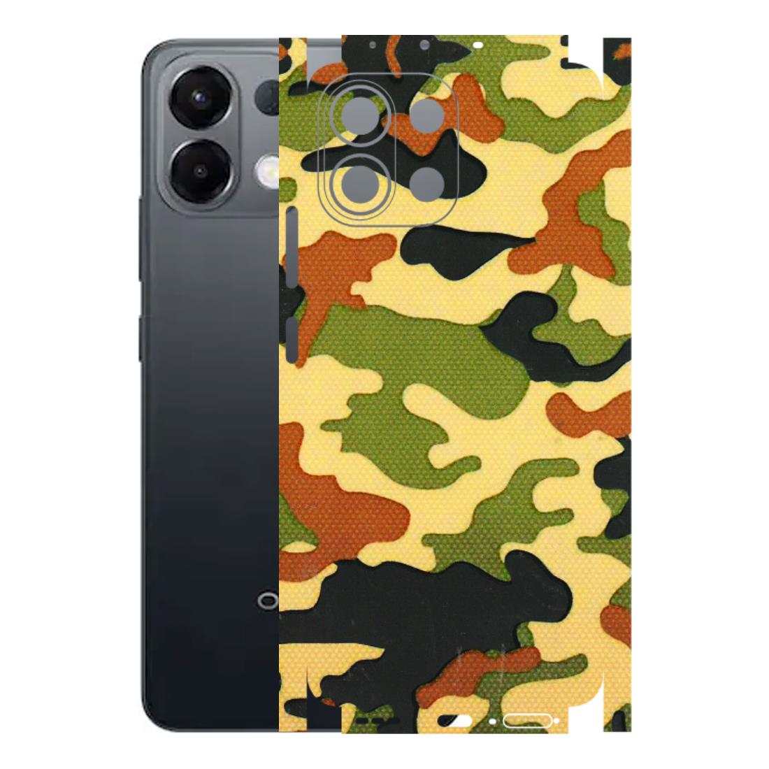OPPO Phone Skins 2025 (All Models) - Indian Military - 3D Embossed Finish (L-234) Oppo K13 5G