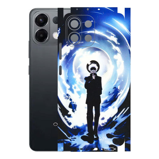 OPPO Phone Skins 2025 (All Models) - Satoru Gojo Dark Blue - 3D Embossed Finish (L-235) Oppo K13 5G