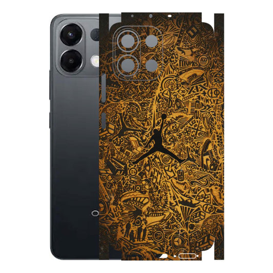 OPPO Phone Skins 2025 (All Models) - Premium Gold Basketball Player - 3D Embossed Finish (L-236) Oppo K13 5G