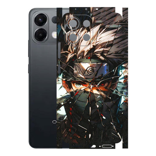 OPPO Phone Skins 2025 (All Models) - Kakashi Shattered Glass Effect - 3D Embossed Finish (L-237) Oppo K13 5G